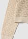 Girls' regular fit beige cotton-blend cardigan_2