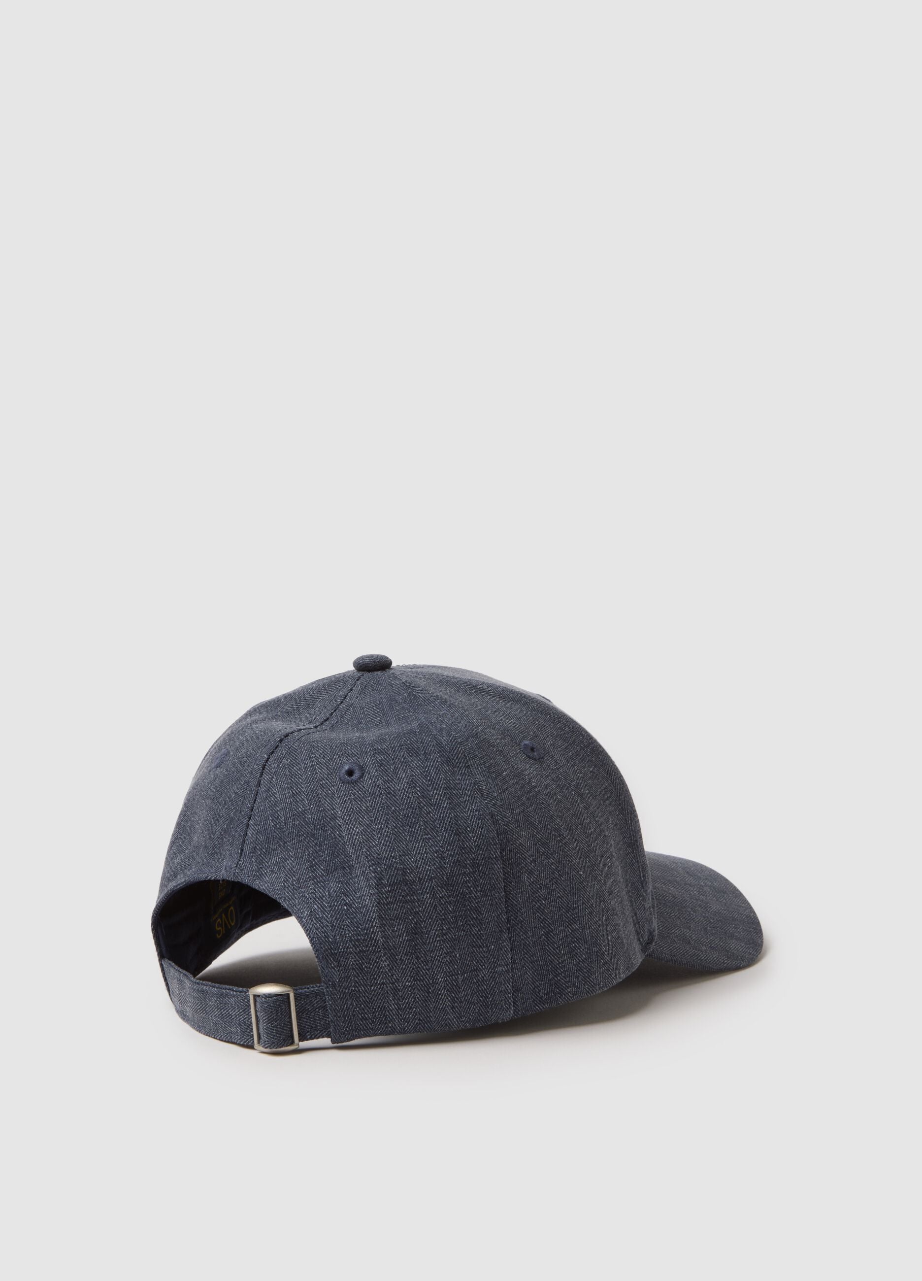 Regular fit pure cotton denim blue baseball cap