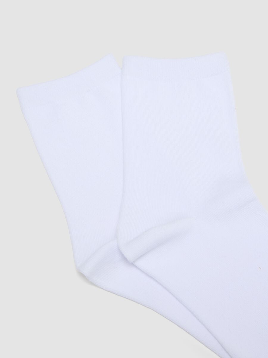 Five-pack of white organic cotton socks_2