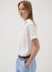 White viscose-blend shirt_0