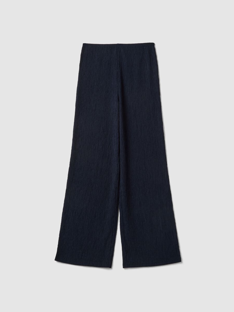 Blue Maternity Pants Relaxed Fit_4