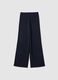 Blue Maternity Pants Relaxed Fit_4