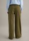 Regular fit stretch cotton green chino trousers_2