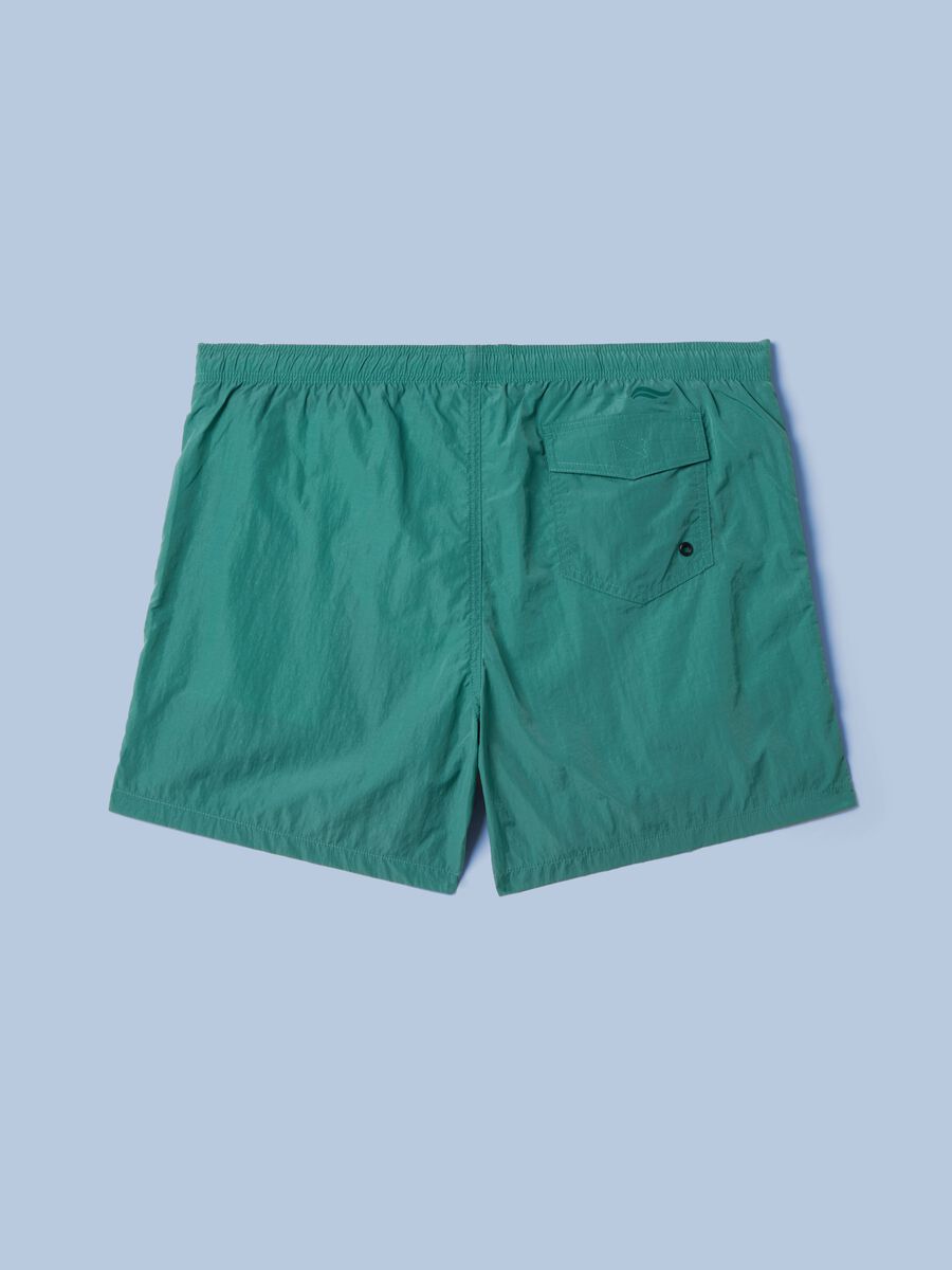 Costume boxer verde con vita elasticizzata ALTAVIA SAILING_5