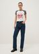Multicolour pure cotton regular fit T-shirt with Rolling Stones print_1