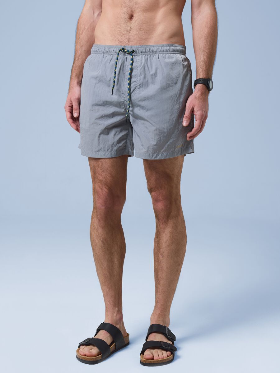 Costume boxer grigio con vita elasticizzata ALTAVIA SAILING_2
