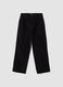 Black Corduroy Carpenter Trousers_0