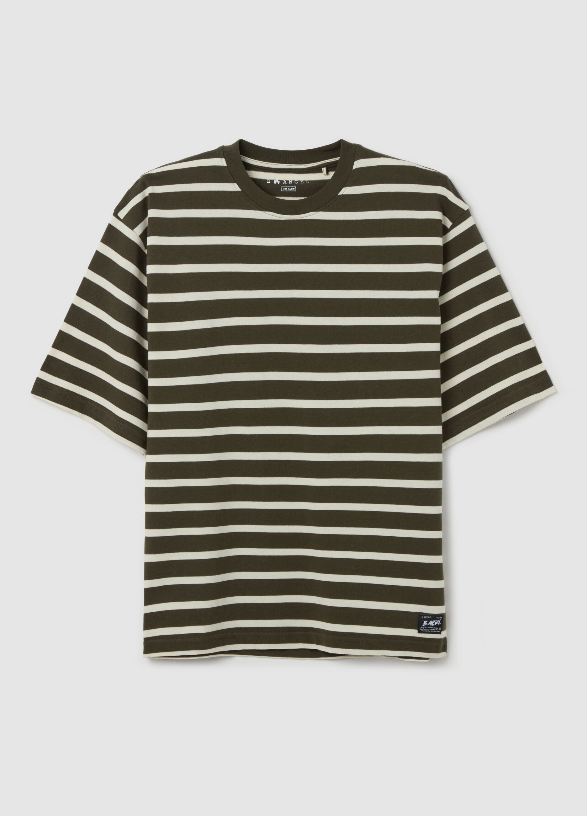 Striped cotton T-shirt