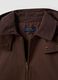 Brown cotton-blend parka jacket with hood and ribbed collar_6
