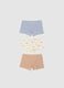 Tripack of multicolour cotton blend regular fit baby boxer shorts_1