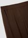 Brown wide-leg trousers with elasticated waist_5