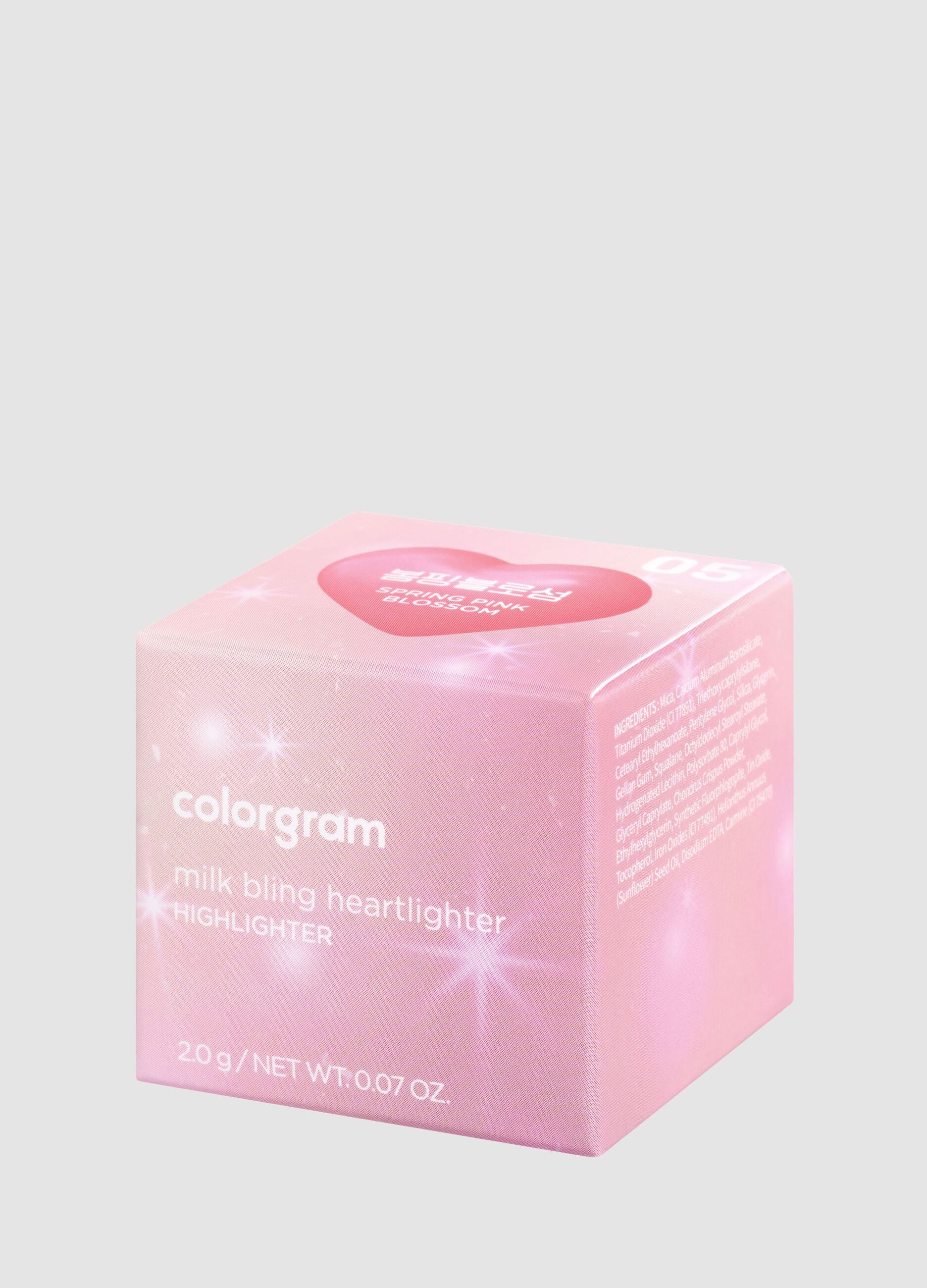 Milk Bling Heartlighter 05 Spring Pink Blossom 2.2g - Korean make-up