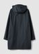 Blue regular-fit raincoat with zip_2