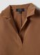Beige viscose-blend shirt with classic collar_5