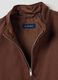 Full-zip bomber jacket in cotton and linen_5
