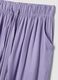 Regular fit purple pure cotton trousers_5