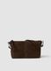 Brown genuine leather crossbody bag_0