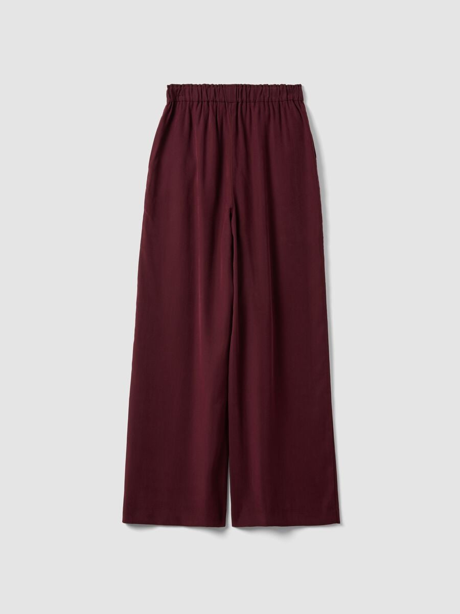 Red viscose-blend wide-leg joggers_6