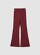 Red flared leggings in breathable stretch fabric ALTAVIA STUDIO_4