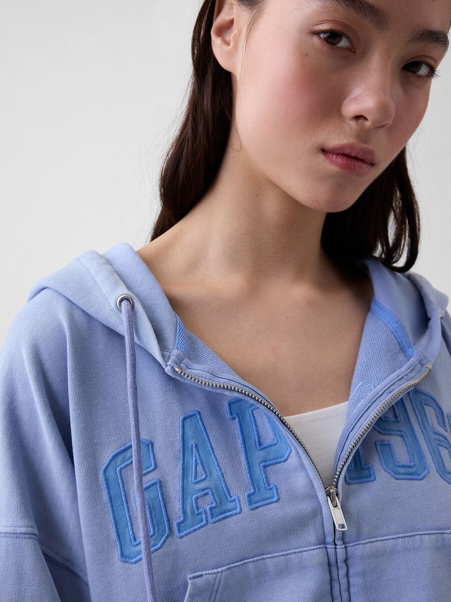 Cotton-blend full-zip hoodie_3