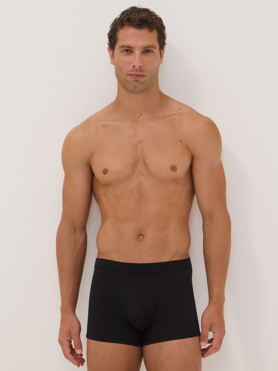 3-pack of black stretch extra-fine cotton boxer briefs_0
