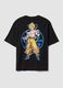 Black pure cotton T-shirt with Dragon Ball Z print_5
