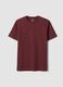 Red pure organic cotton jersey T-shirt, regular fit_0