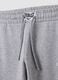 Grey cotton-blend joggers with logo_5