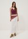 Purple ribbed pure cotton top_1