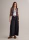 Black pure cotton gilet with embroidery_1