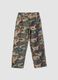 Washed Camo Corduroy Carpenter Trousers_0