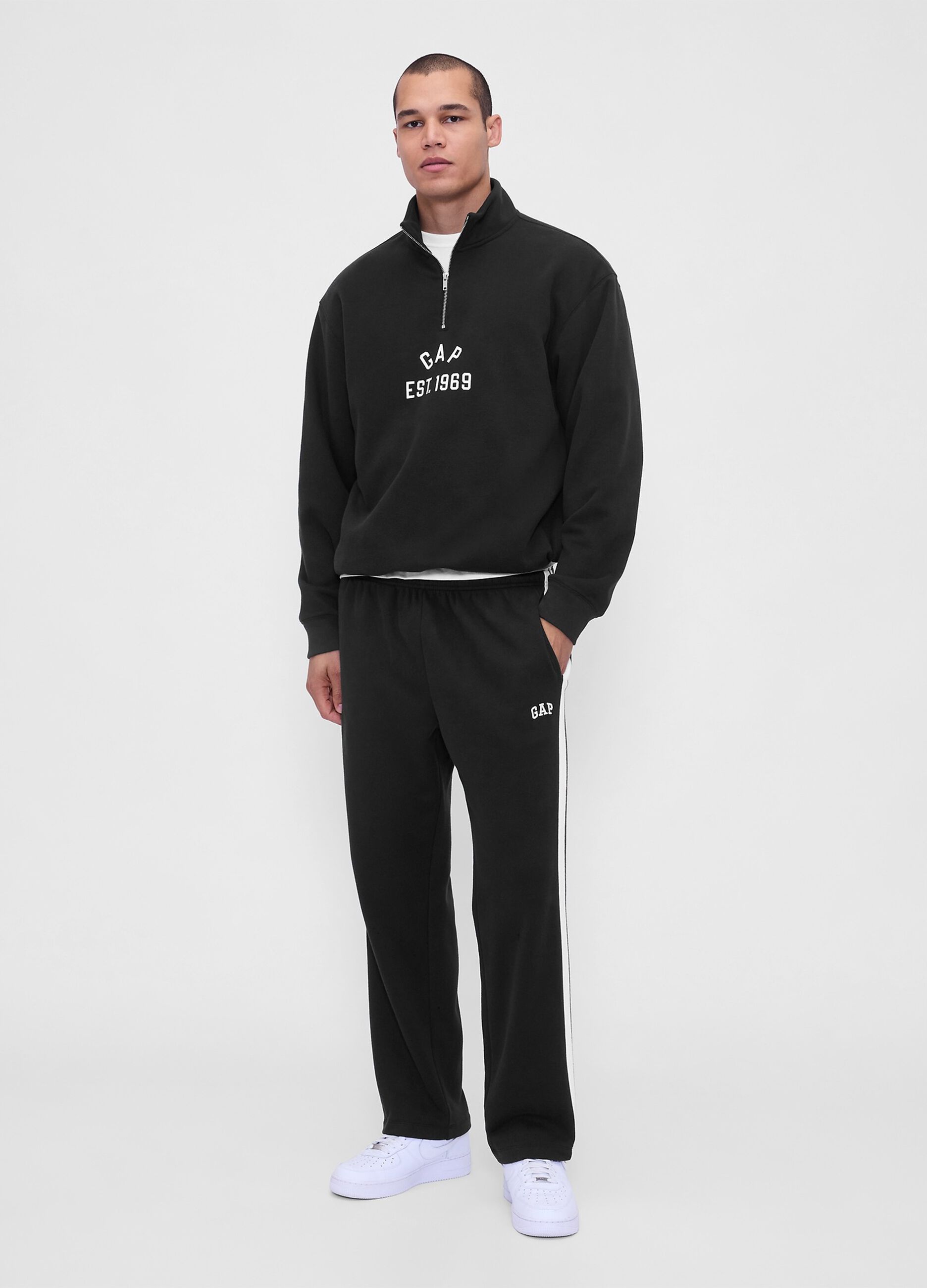 Black jogger trousers