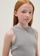 Grey stretch cotton tank top_2