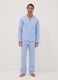 Blue striped organic cotton pyjamas_0