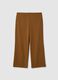 Brown regular fit treggings_4