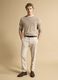 Beige crew-neck jumper in cotton and cashmere blend, regular fit_1