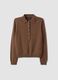 Brown pure wool crew-neck jumper_4