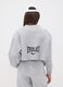 Grey cropped cotton-blend sweatshirt_2