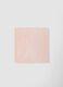 Pink organic cotton blanket with faux-fur jacquard pattern_0