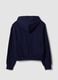 Blue organic cotton hooded sweatshirt_6