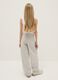 Grey pure cotton balloon fit jeans for girls_1
