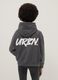 Grey pure cotton hoodie for girls regular fit_1