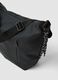 Black shoulder bag with adjustable strap_1