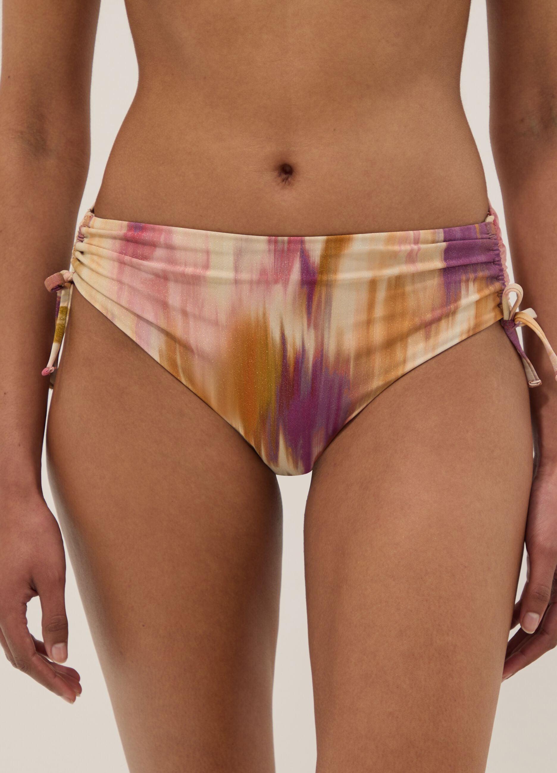 Multicolour stretch swim briefs