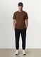 Brown regular-fit organic cotton jersey T-shirt_1