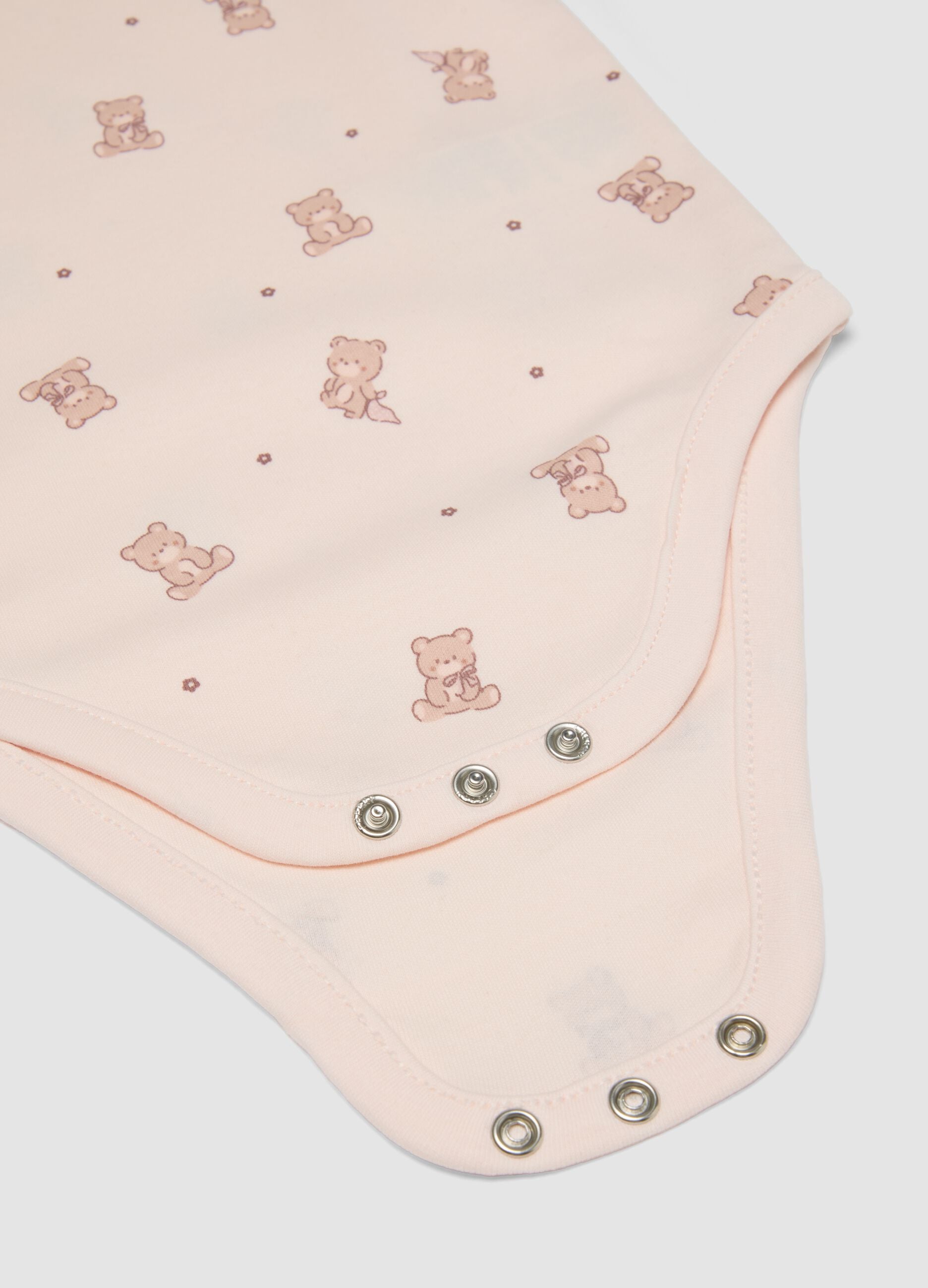 3-pack pink organic cotton bodysuits for baby girls