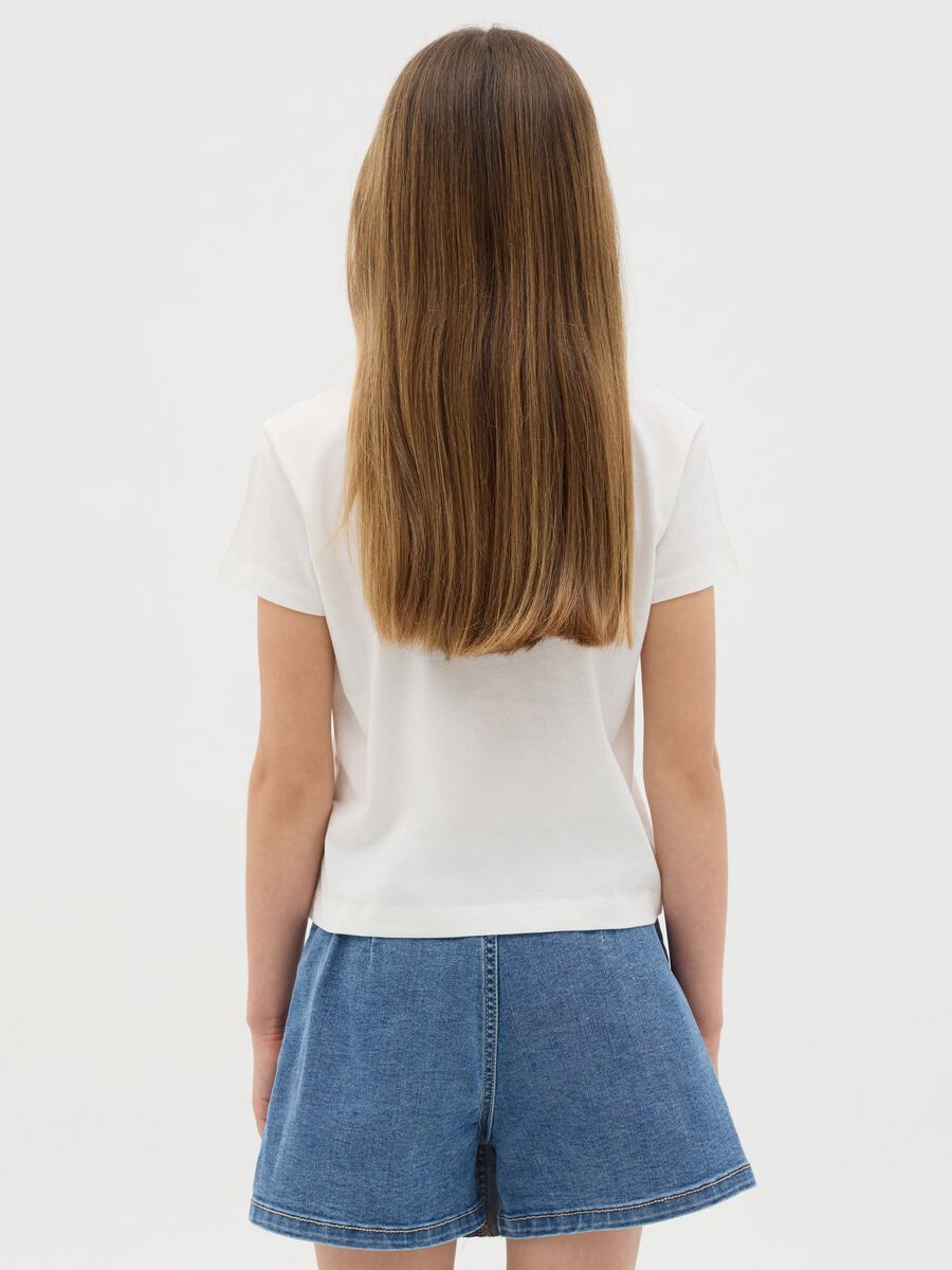 White T-shirt with "Venice Beach print"_2