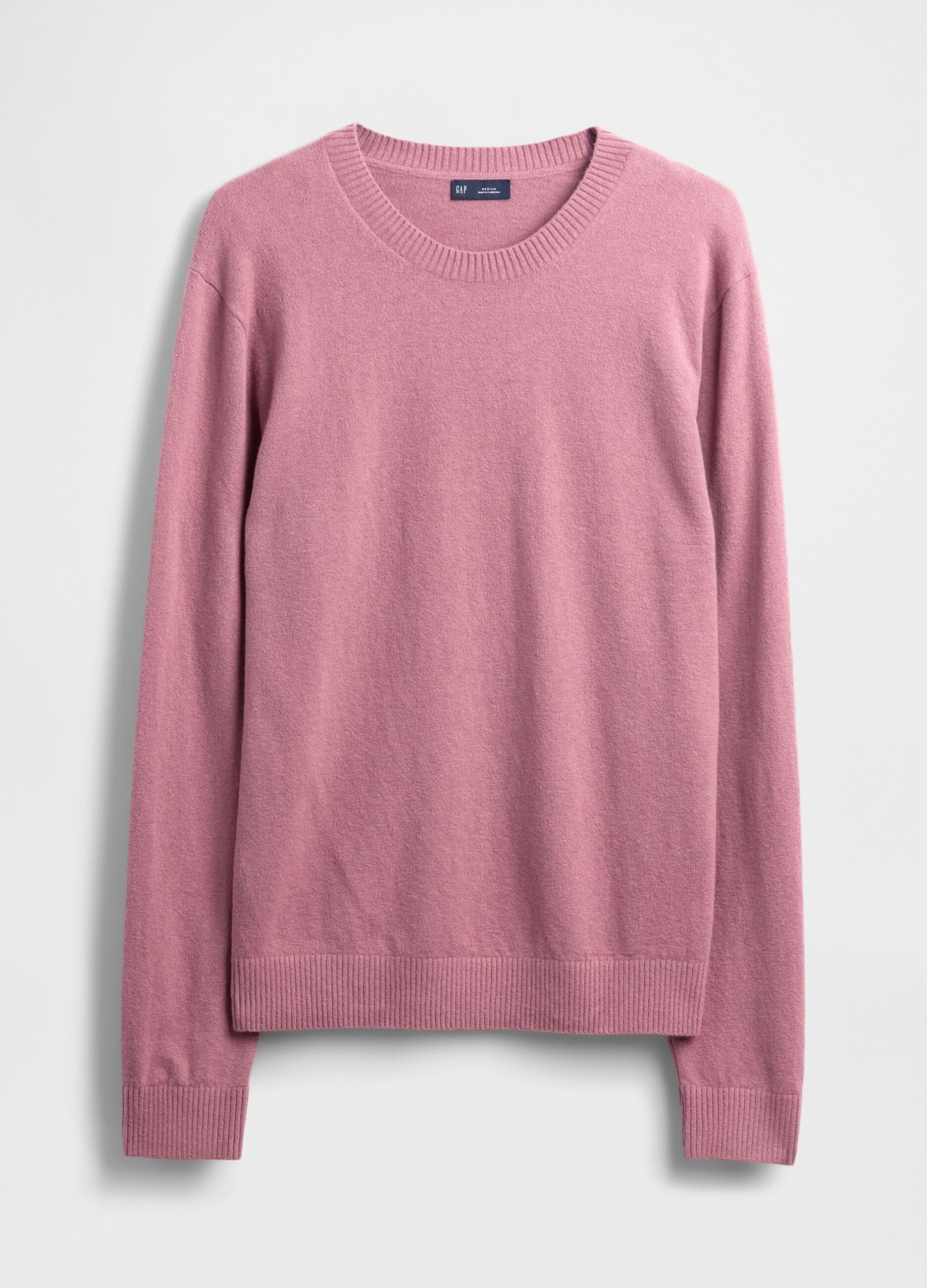 Pink cotton and acrylic sweater