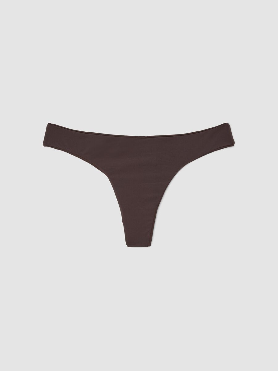 Slip bikini alla brasiliana elasticizzati marroni_4