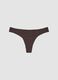 Brown stretch Brazilian bikini bottoms_4